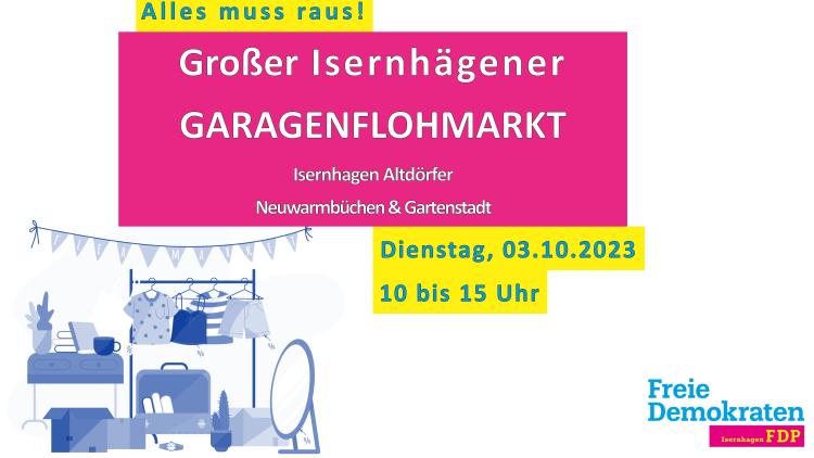 Banner Garagenflohmarkt